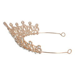 Diadème de Princesse Luxe / Tiare Métal Royal Sophia / Couronne Royal Lady / La Maison du Déguisement
