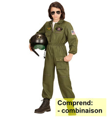 Déguisement Top Gun Enfant / Costume Pilote De Combat, Aviateur Enfant / La Maison Du Déguisement