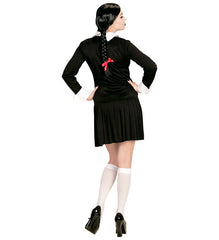 Déguisement Écolière Sombre Femme / Costume Mercredi Fille Sombre Adulte / La Maison Du Déguisement