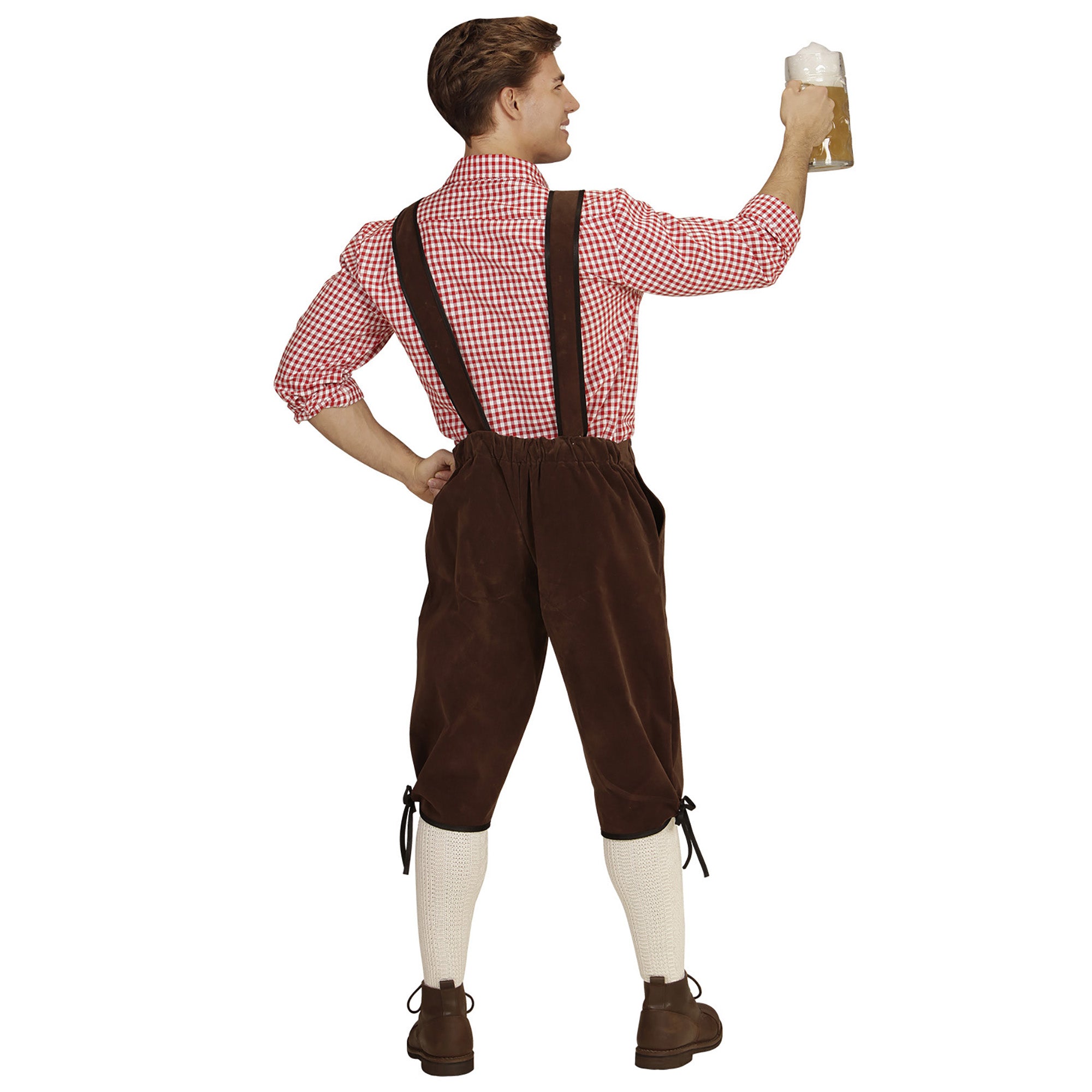 Déguisement Bavarois Salopette Marron / Costume Tyrolien Marron / Déguisement Oktoberfest / La Maison Du Déguisement