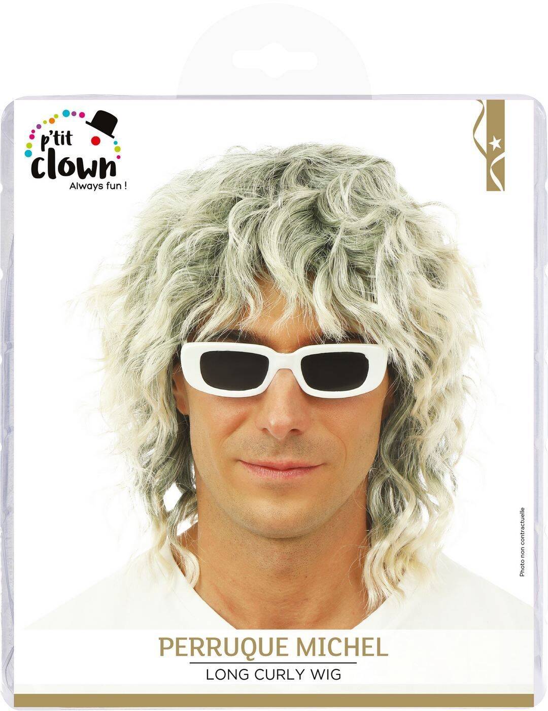 Perruque Michel Blond / Perruque Longue Bouclée Blond / La Maison du Déguisement