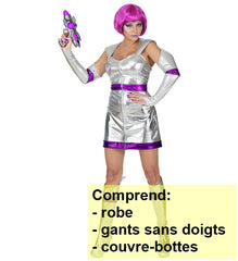 Déguisement Femme Le L'espace Adulte / Costume Space Girl Femme / Costume Robe Futuriste Femme / La Maison Du Déguisement