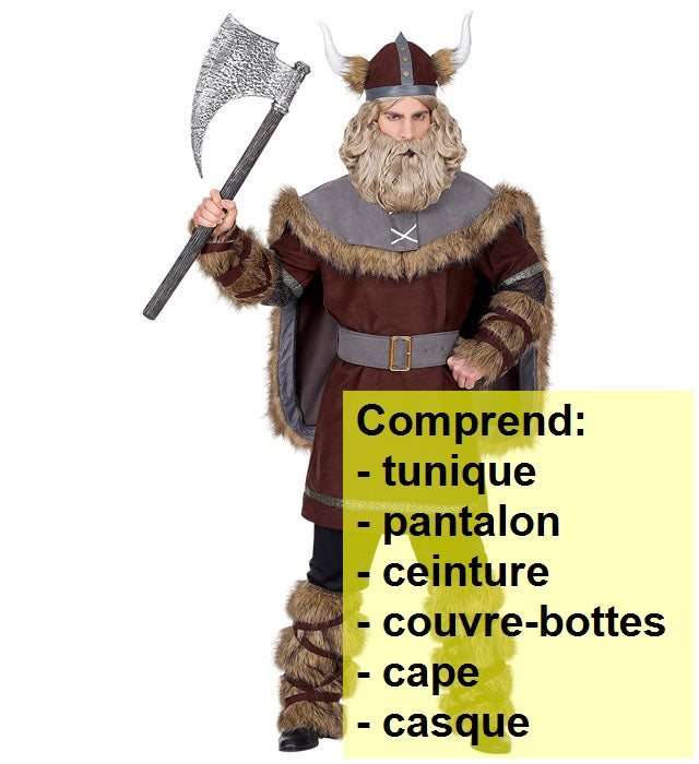 Déguisement Viking Luxe Adulte / Costume Viking Gaulois Homme / La Maison Du Déguisement
