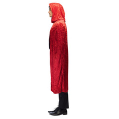 Cape Capuche velours Rouge / Cape avec capuche velours Dawn Rouge / La Maison Du Déguisement
