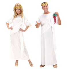 Déguisement Toge Romain Blanche Homme / Costume Toge Grec Blanc Adulte / La Maison Du Déguisement