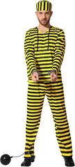 Déguisement Prisonnier Jaune / Costume Prisonnier Dalton / La Maison Du Déguisement