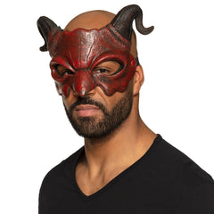 Demi Masque Diable / Masque mousse Démon / Demi Masque Mousse Démon / La Maison Du Déguisement