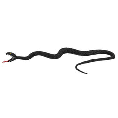 Serpent noir Halloween / Serpent en Caoutchouc noir / La Maison du Déguisement