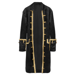 Déguisement Veste pirate Noir / Costume manteau Pirate Noir / Veste De Pirate Homme / La Maison du Déguisement