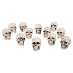Mini Crânes Lot De 12 / Set 12 Têtes De Mort / Mini Têtes De Mort 4 cm / La Maison Du Déguisement