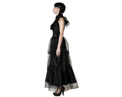 Déguisement Robe De Bal Style Mercredi Addams Femme / Costume Fille Morte Noire Adulte / La Maison Du Déguisement
