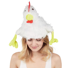 Chapeau de Poule pour Adultes | Accessoire Amusant pour Fêtes et Événements | La Maison du Déguisement