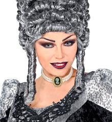 Collier raz du cou Perles avec Camée / Bijoux Perles avec Camée / La Maison Du Déguisement