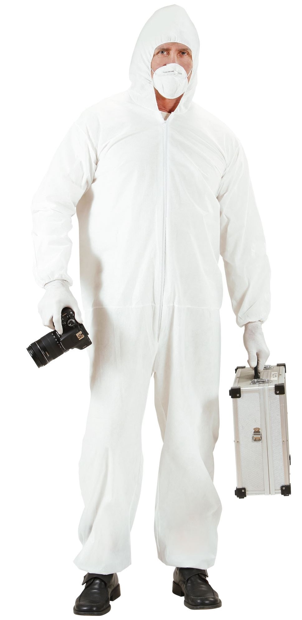 Déguisement Police Scientifique Blanc Adulte / Costume Enquêteur Scene Du Crime / La Maison Du Déguisement