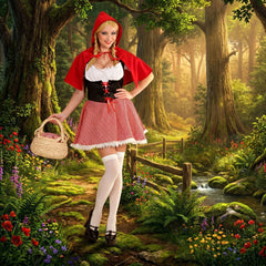 Déguisement de Chaperon Rouge Adulte / Costume Chaperon Rouge Femme / La Maison Du Déguisement