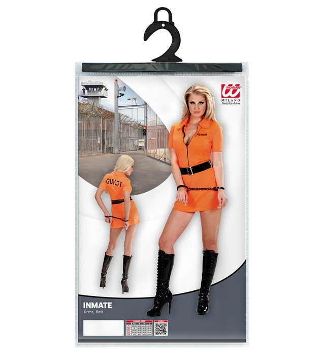 Déguisement Robe Prisonnière Américaine Femme / Costume Robe Guantanamo Adulte / La Maison Du Déguisement