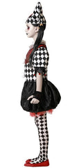 Déguisement Arlequine Ensanglantée Halloween Fille / Costume Arlequine Horror Enfant / La Maison Du Déguisement
