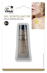 Gel Paillettes Or / Maquillage Tube Gel Paillettes Doré / la maison Du Déguisement
