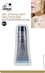 Gel Paillettes Multicolore / Maquillage Tube Gel Paillettes Multicolore / la maison Du Déguisement