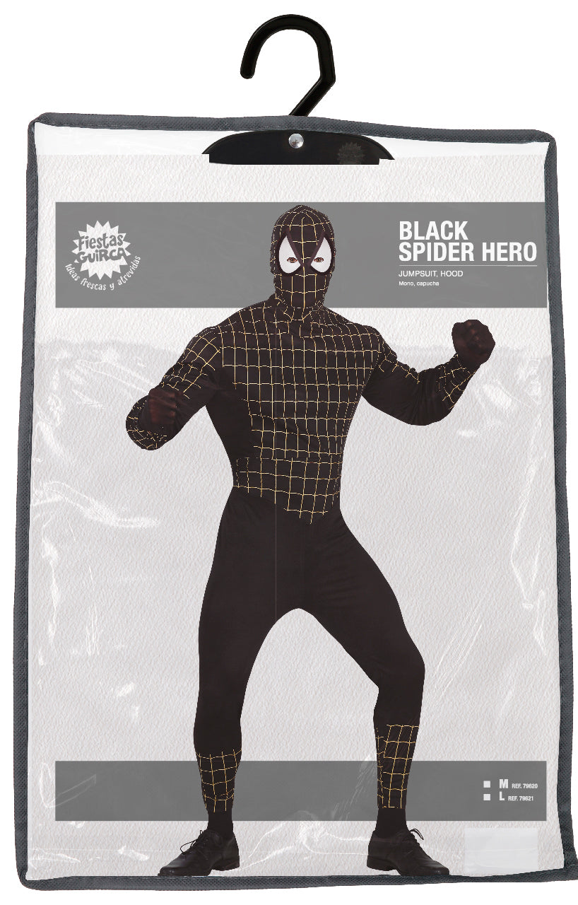 Déguisement Spider héros Noir / Costume Spider Héros Noir / La Maison Du Déguisement