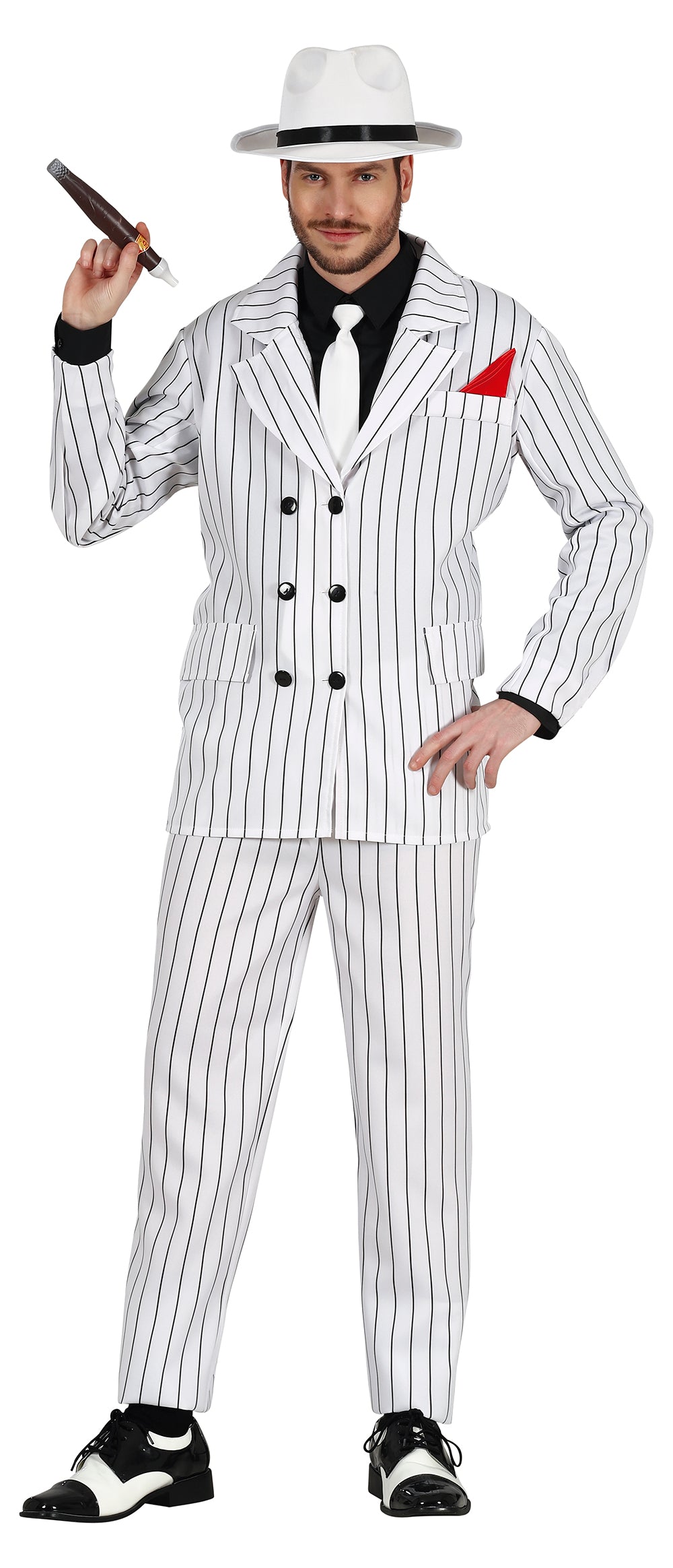 Déguisement Années 20, 30 / Costume Gangster Gatsby / Costume Borsalino Blanc / La Maison Du Déguisement