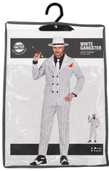 Déguisement Années 20, 30 / Costume Gangster Gatsby / Costume Borsalino Blanc / La Maison Du Déguisement