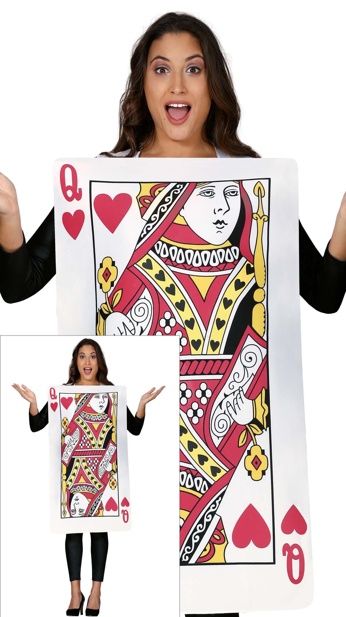 Déguisement Carte Reine de Cœur /  Costume Jeux de carte Femme / La Maison du Déguisement