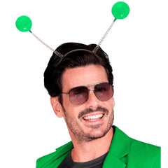 Serre Tête Antennes Vert / Serre tête boules Vert / La Maison Du Déguisement