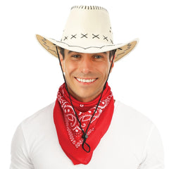 Chapeau Cowboy Beige / Chapeau Cow boy Beige / La Maison du Déguisement