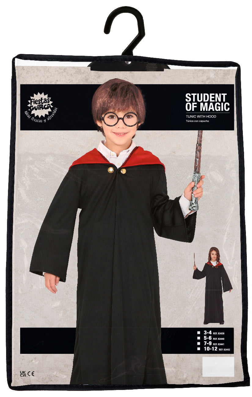 Déguisement Apprenti Sorcier Enfant / Costume Cape HP Sorcier Enfant / La Maison Du Déguisement