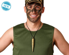 Collier Balle / Collier Balle Militaire / La Maison Du Déguisement