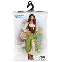 Déguisement Paysanne Adulte / Costume Fille du village / Costume Tavernier Femme / Costume Princesse Médiévale Femme / La Maison Du Déguisement