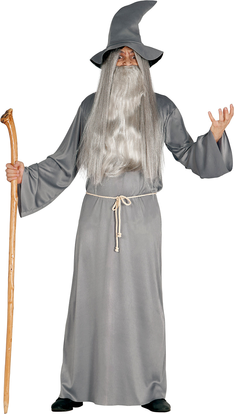 Déguisement Magicien Sorcier gris / Costume Magicien Gris / La Maison Du Déguisement