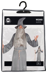 Déguisement Magicien Sorcier gris / Costume Magicien Gris / La Maison Du Déguisement
