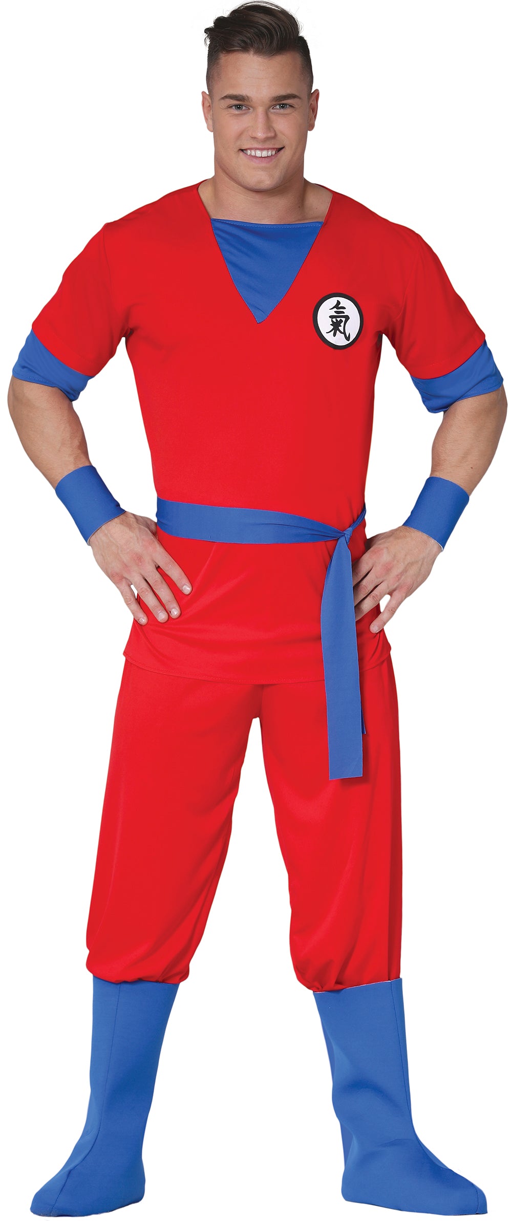Déguisement Fighter Rouge / Costume Guerrier Manga Rouge / La Maison Du Déguisement