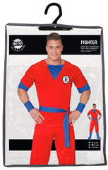 Déguisement Fighter Rouge / Costume Guerrier Manga Rouge / La Maison Du Déguisement