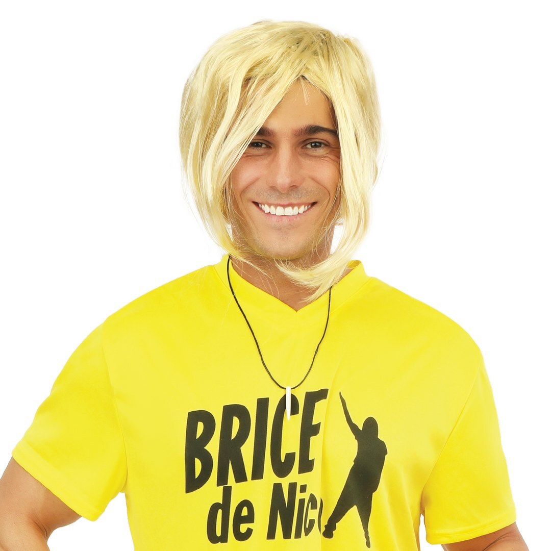 Perruque Brice de Nice /  Perruque Brice de Nice Blonde licence / La Maison du Déguisement