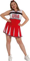 Déguisement Cheerleader Adulte / Costume Pom-pom Girl / Costume Pom Pom USA / La Maison Du Déguisement