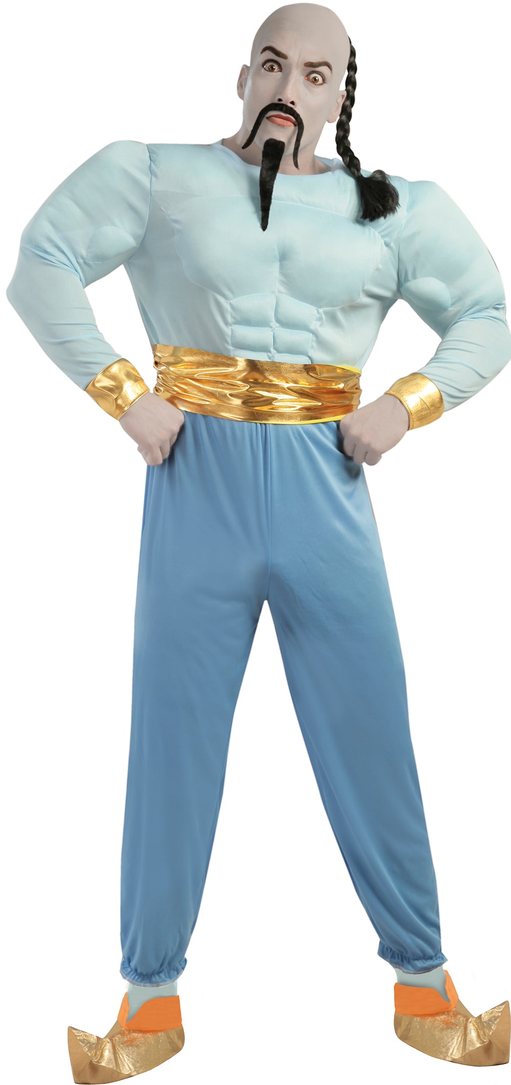 Déguisement Génie de la Aladdin Adulte / Costume Génie Oriental Lampe Bleu / La Maison Du Déguisement