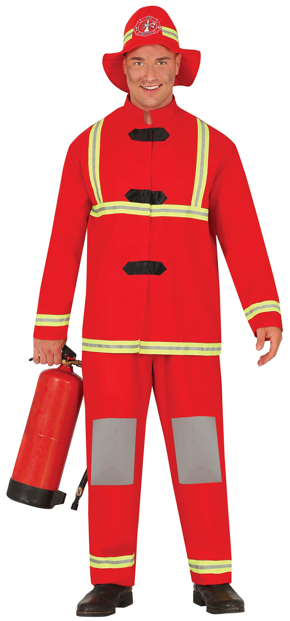 Déguisement Pompier Rouge / Costume Pompier Rouge / La Maison Du Déguisement