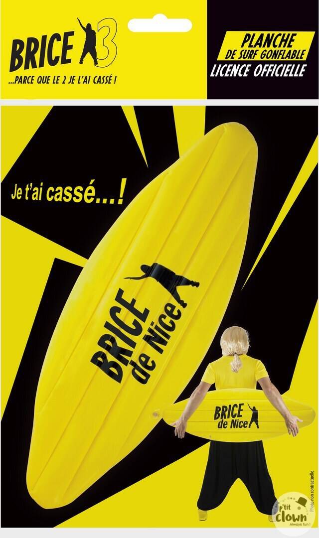 Planche de Surf Gonflable Brice de Nice | Planche de surf pour soirée à thème | La Maison du Déguisement