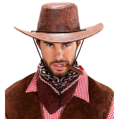 Bandana Cowboy Marron / Bandana de Cow boy Marron / Bandana Marron / La Maison Du Déguisement
