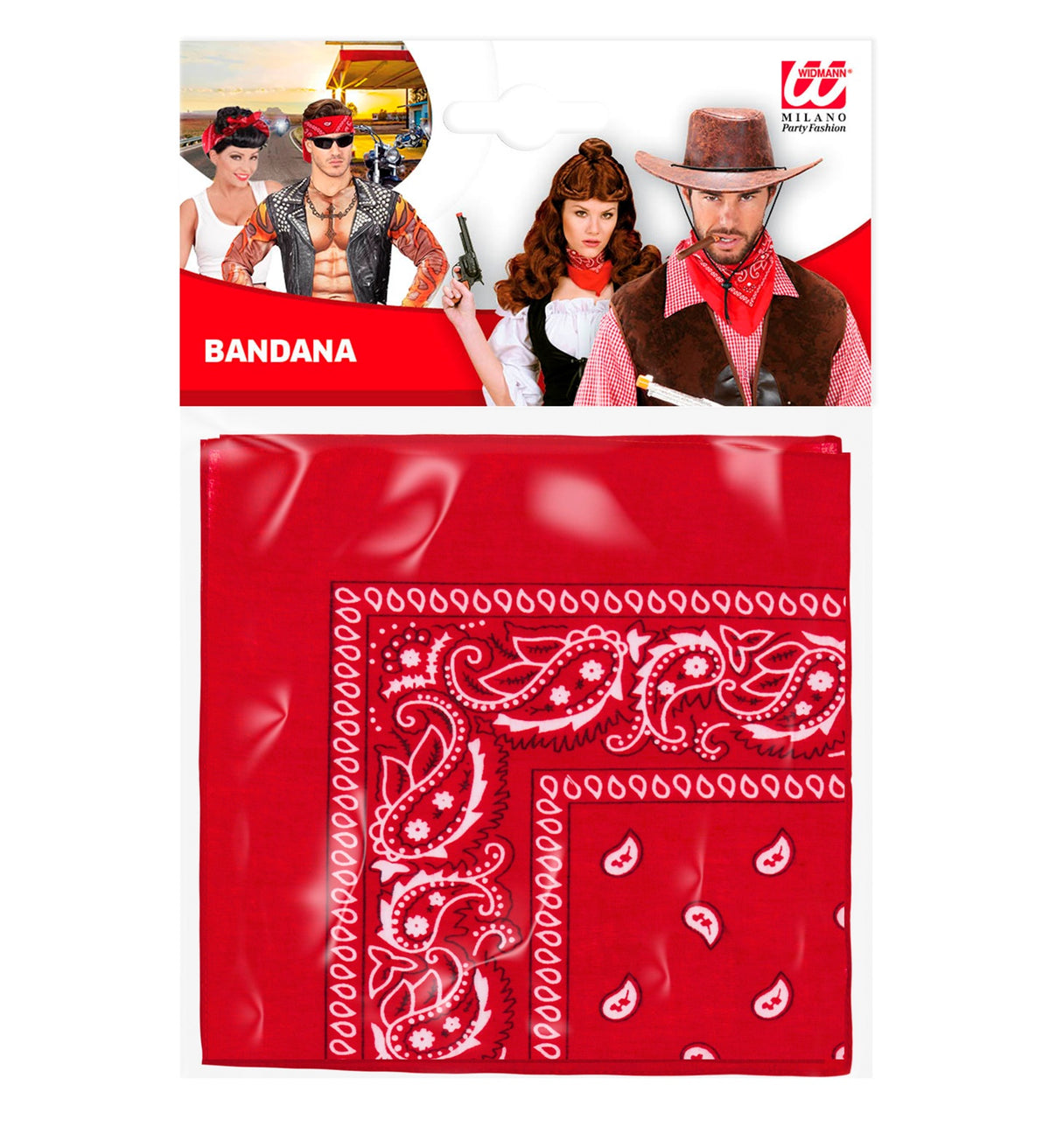 Bandana Cowboy Rouge / Bandana de Cow boy Rouge / Bandana Rouge / La Maison du Déguisement