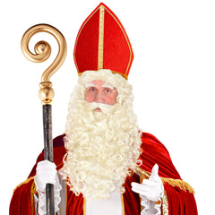 Chapeau Mitre Rouge / Mitre de Cardinal / Coiffe Saint Nicolas / La Maison Du Déguisement