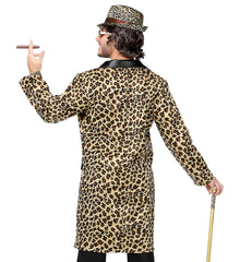 Déguisement Veste Rappeur Léopard / Costume Manteau Playboy Léopard / Costume Bling Bling Hustler / La Maison Du Déguisement