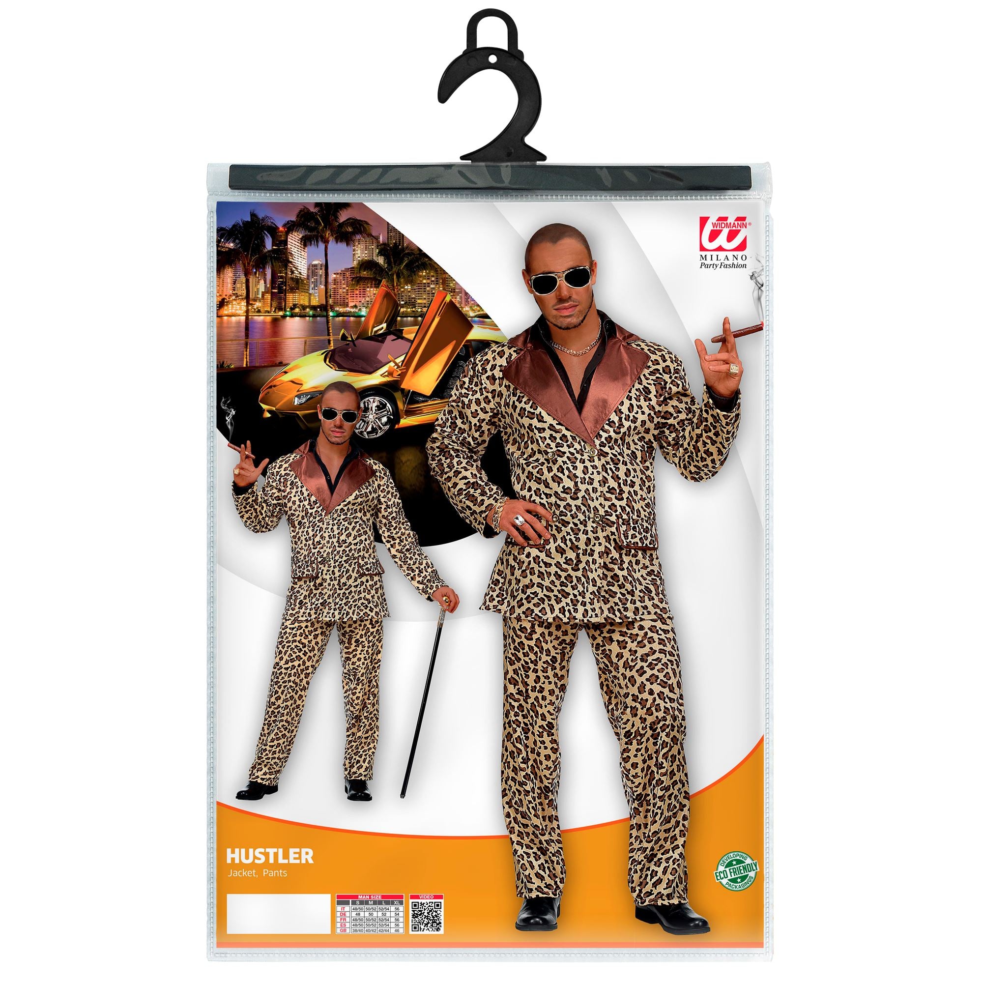 Déguisement Hustler / Costume Playboy Léopard / Costume Léopard Bling Bling / La Maison Du Déguisement