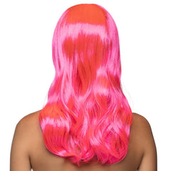 Perruque Chique Rose / Perruque Fashion Rose avec frange / La Maison du Déguisement