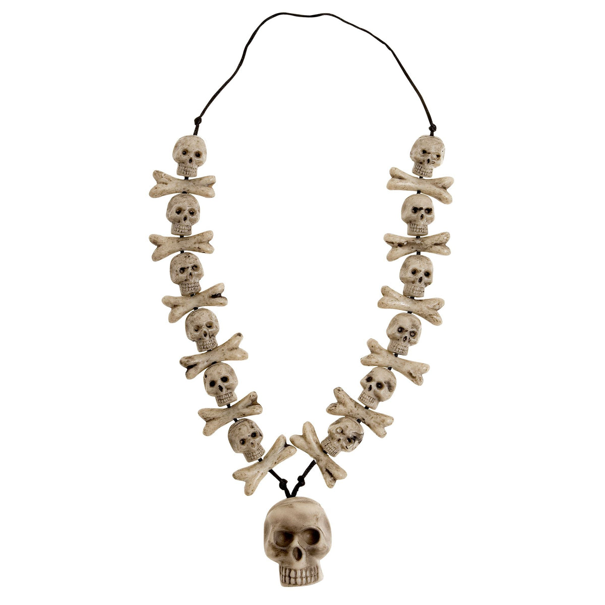 Collier Crânes et Os / Collier Têtes De Mort et Os / La Maison Du Déguisement