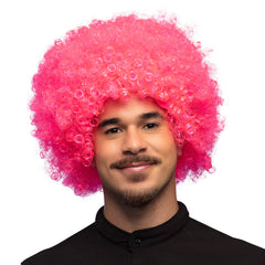 Perruque Afro Jimmy Rose / Perruque Afro Groove Rose / La Maison du Déguisement