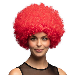 Perruque Afro Jimmy Rouge / Perruque Afro Groove Rouge / La Maison du Déguisement